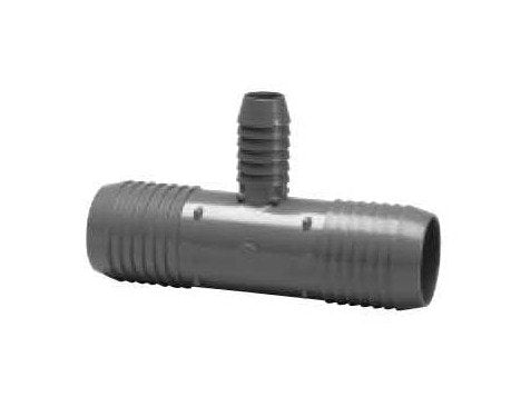 Schedule 80 PVC Reducing Tee, 1-1/2 x 1-1/2 x 1/2 in. - Image 1