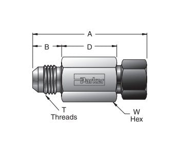 MPI™ 37° Flare to MPI™ Connector - XHBMP7 Series - Image 2