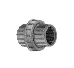 Union PVC O-Ring Slip x MIPT Fitting - Schedule 80, 1 1/4 inches, 5-Pack - Image 1