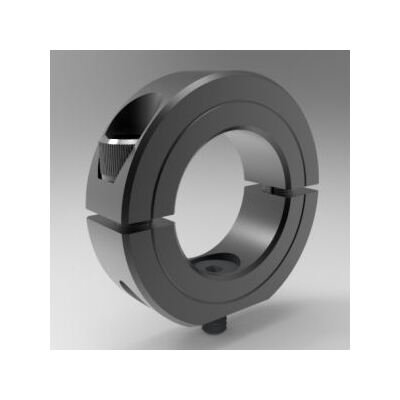 Steel Two-Piece Split Shaft Mounting Collar (Stackable Cap) - Image 1