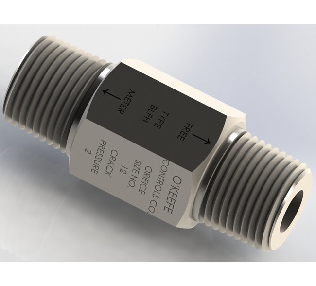 Precision Fixed Flow Controls - Ball Type NPT Nipple - Image 1
