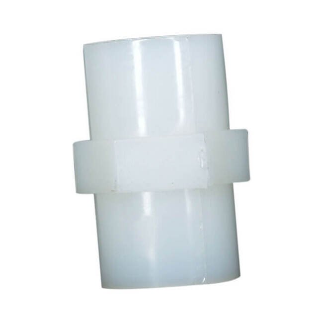 FPC Series 1/8 Inch (in) Size Female National Pipe Thread (FNPT) Natural Nylon Short Connector Fitting - Image 1