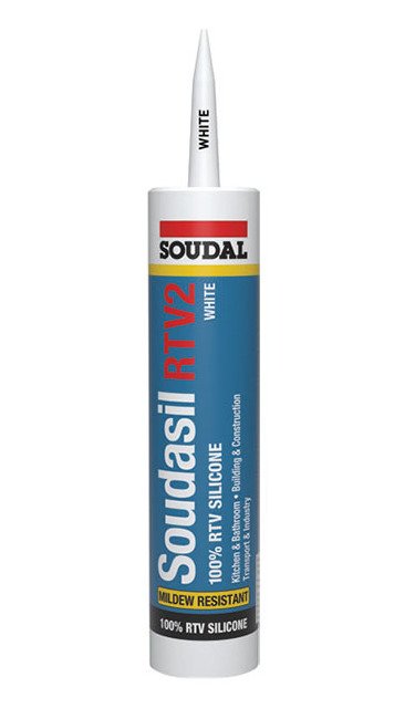 Mildew Resistant White Finish Silicone Sealant - Image 1