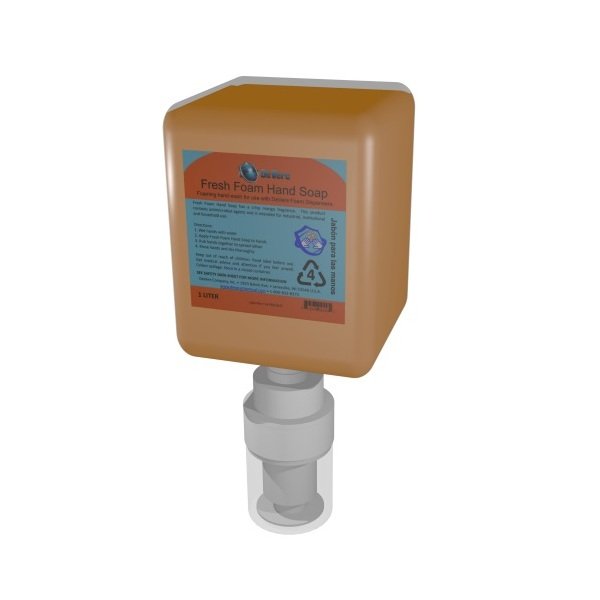 DeVere Fresh Foam Hand Soap 1L 4-Pack - Image 1