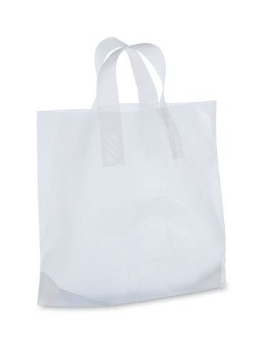 12-Inch Frosted High-Density Shopper Bag - Image 1