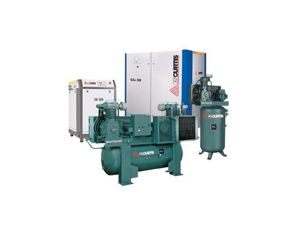 FS Curtis CA Series 10 HP Simplex Reciprocation Air Compressor - Image 4
