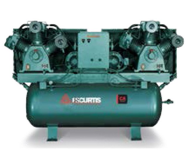 FS Curtis CA Series 10HP Motor Power Duplex Air Compressor - Image 1