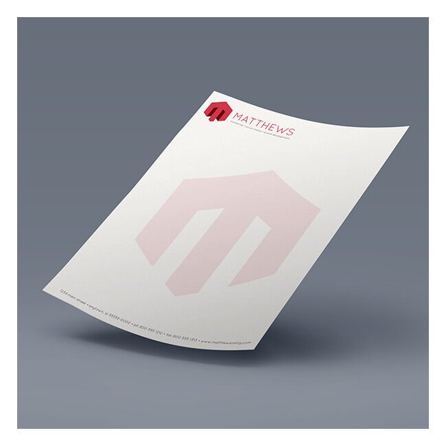 Premium Full Color Letterhead Stationery - Image 1