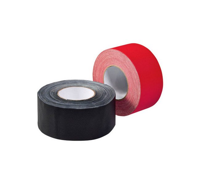 Black Matte Gaffer's Adhesive Tape, Waterproof, 3 in x 180 ft, Pack of 16 Rolls - Image 1