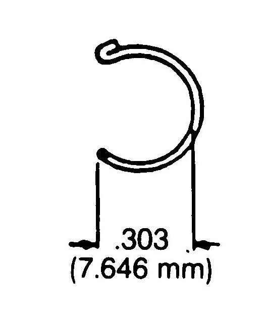 10mm Ball Stud Safety Clip for Gas Springs - Image 2