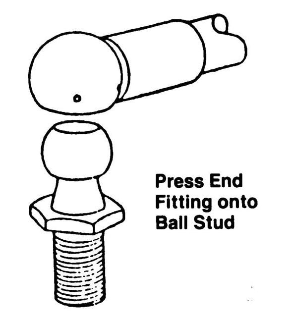 Gas Spring Ball Studs & Safety Clips Set - Image 5