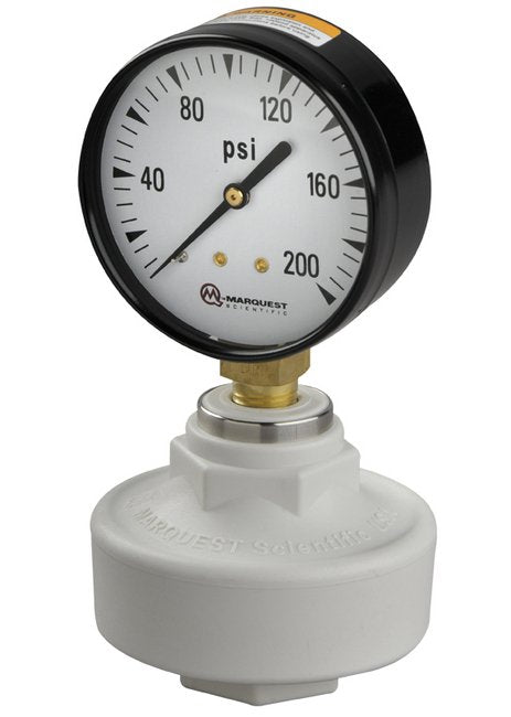 Marquest Economy Gauge with 1/4" Polypro Body & EPDM Diaphragm - Image 1