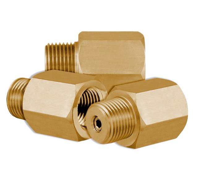 Seal Fast Brass Pressure Snubber - 3/8 in, 5000 psi - Image 1