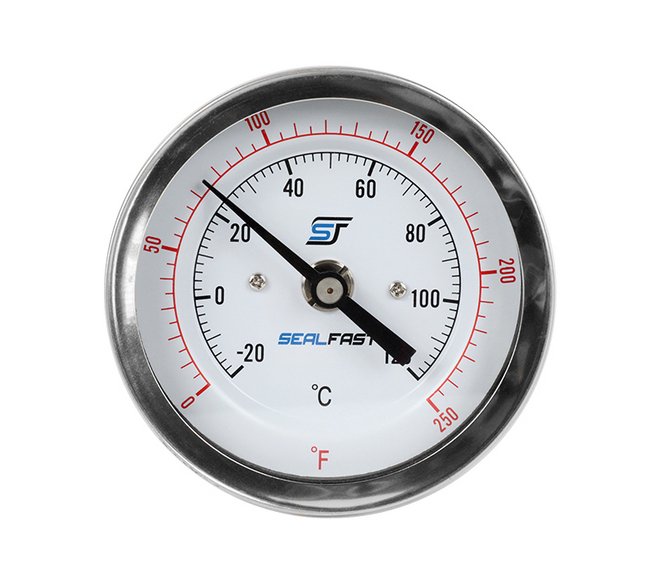 5-Inch Adjustable Stainless Case Thermometer for Precision Temperature Monitoring - Image 1