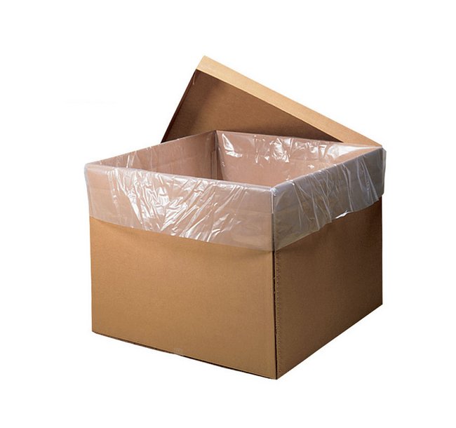 Heavy-Duty Gaylord Box Liner - 2 Mil Thickness - 54x44x76 in - Image 1