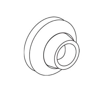 Strybuc Antique Brass Finish Door Silencer - Image 1