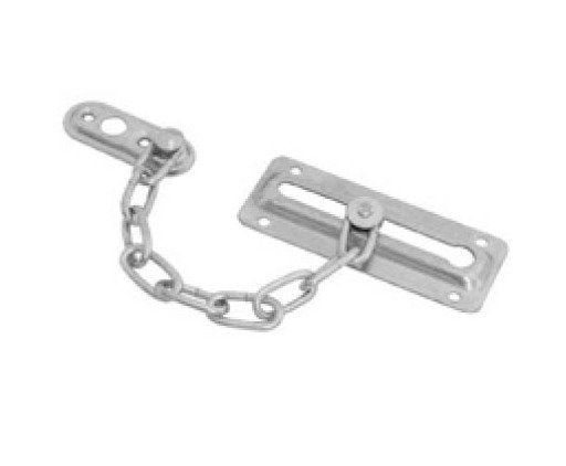 Brass Plated Stamped Steel Door Chain Lock - Image 1