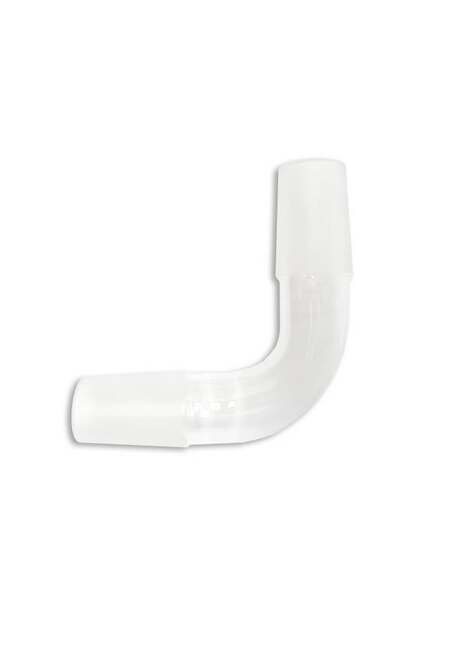 34/45 Millimeter (mm) Inner Joint Size 90 Degree Bend Glass Adapter - Image 1