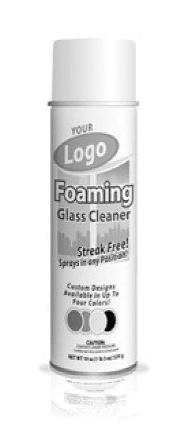 Private Label Spray-X Foam Glass Cleaner - 19 oz Can - Image 1