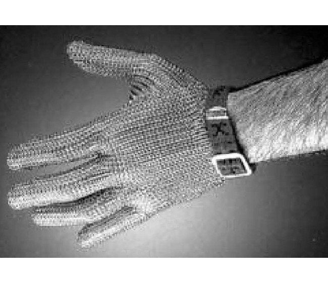 Diamond Needle Corp. MG500SB Stainless Steel Mesh Safety Glove - Image 1