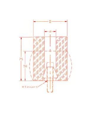GMDS Compressible Storage Die Block - 140mm - Image 1
