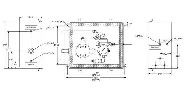 GO Regulator LNG 40W Vaporizer Regulator Assembly - Image 2