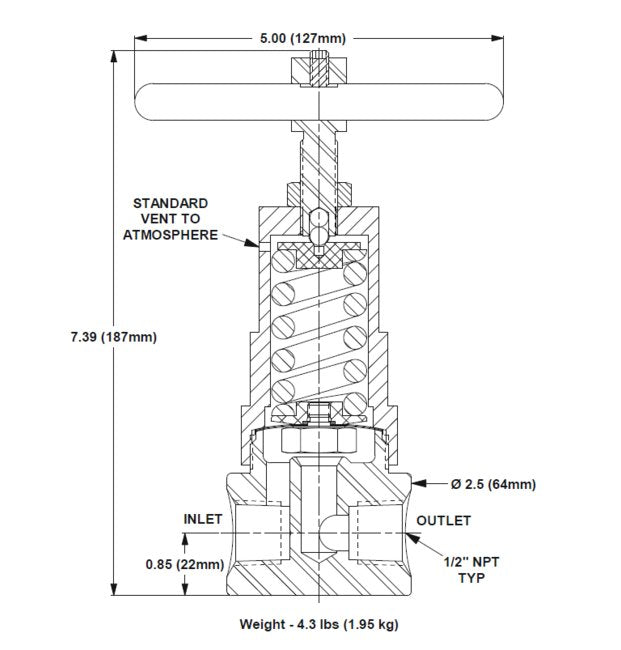 GO Regulator BP-6 High Flow Back Pressure Regulator - Image 2