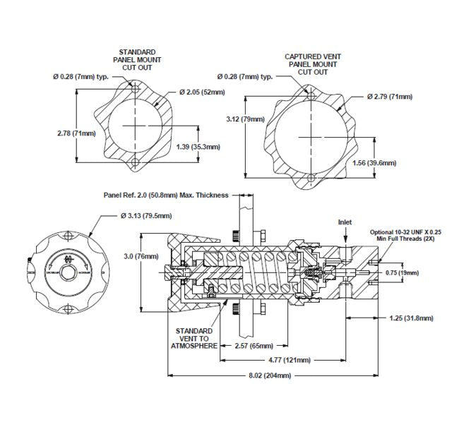 GO Regulator BP-66 High Back Pressure Regulator 6000 psig Control Range - Image 2