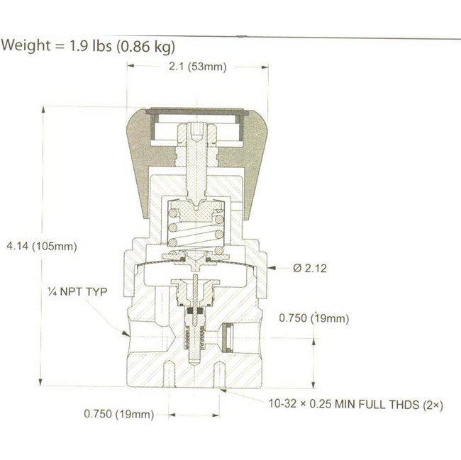 PR-5 Series Stainless Steel Pressure Regulator - Image 2