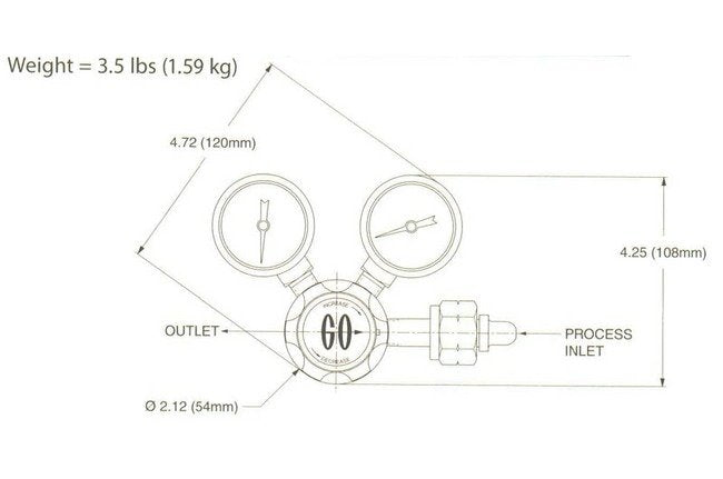 CYL-2 Precision Cylinder Regulator - Image 2