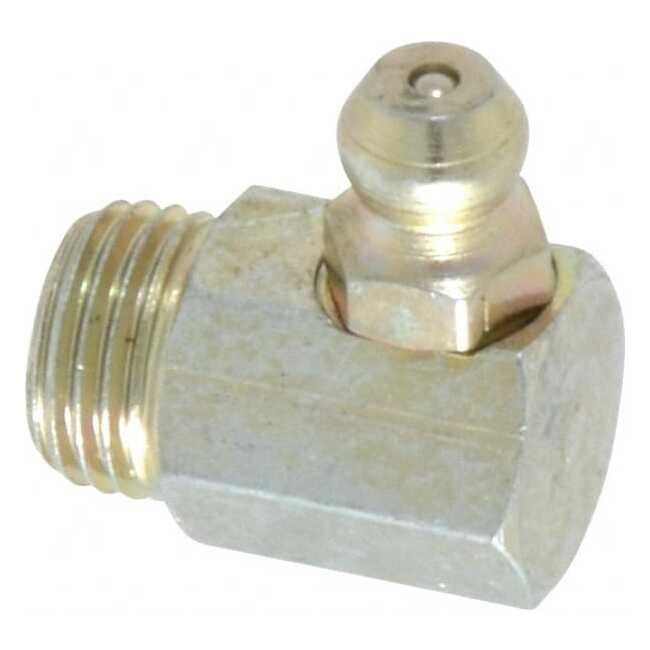 PROLUBE 90 Degree M10 x 1.0 Metric Steel Grease Fitting - Image 1