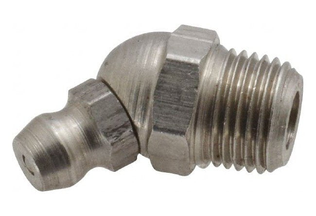 PROLUBE 45-Degree Stainless Steel Grease Fitting - Image 1