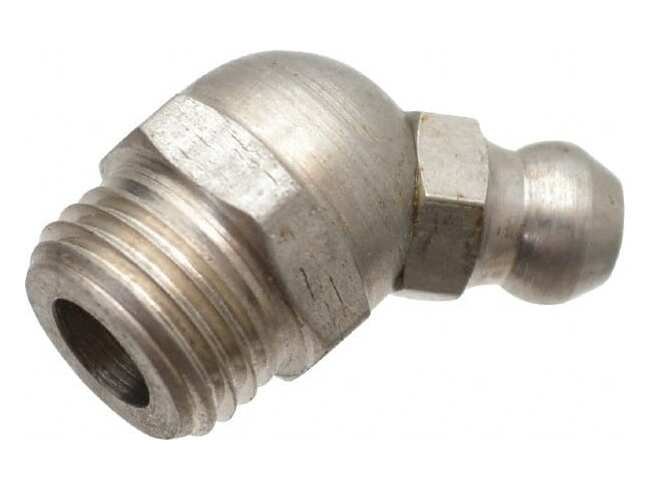 PROLUBE 45 Degree Stainless Steel Grease Fitting M10 x 1.0 - Image 1