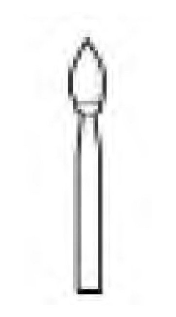 Diamond Needle Corp. DR945 Aluminum Oxide Grinding Stone - 1/8" Shank - Image 1