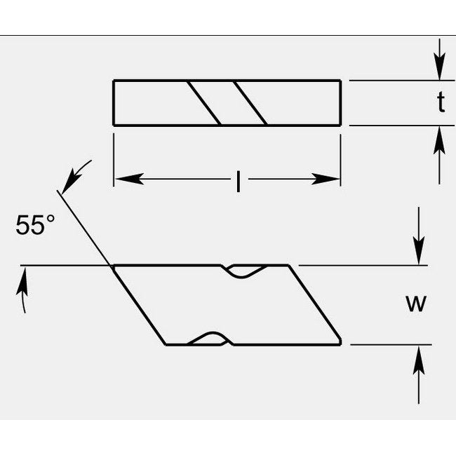 Precision U-Notch Grooving Blanks, 0.254 / 0.256 in Thickness - Image 1
