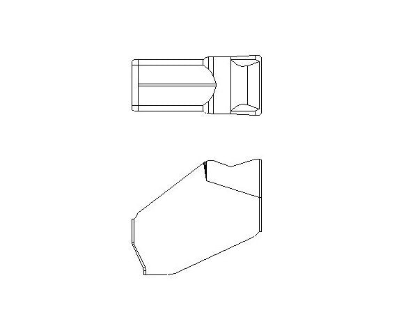 Ultra-Met® GTN Self Grip Cut Off Insert, 0.428/0.438 in - Image 1