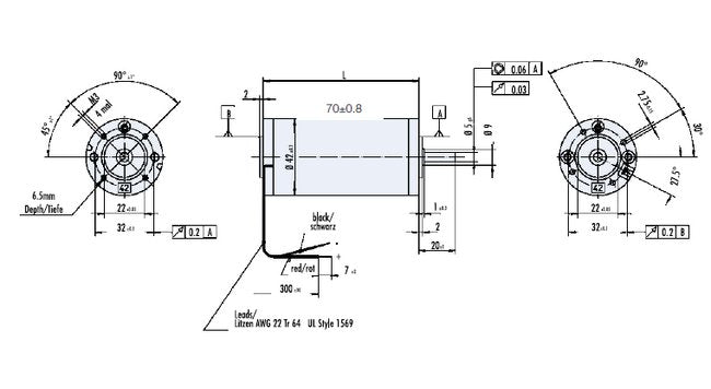 Dunkermotoren GR Series Brushed DC Motor - Image 2