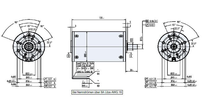 Dunkermotoren GR Series 4.3A/385W Brushed DC Motor - Image 2