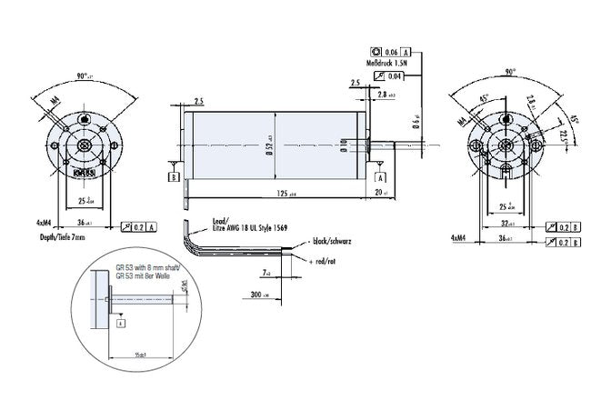 Dunkermotoren GR Series Brushed DC Motor - Image 2