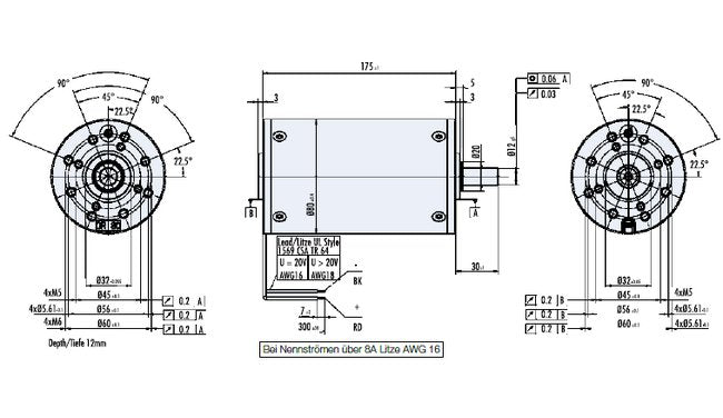 Dunkermotoren GR Series 707W Brushed DC Motor - Image 2