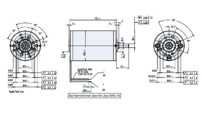Dunkermotoren GR Series 2.95A DC Motor - Image 2