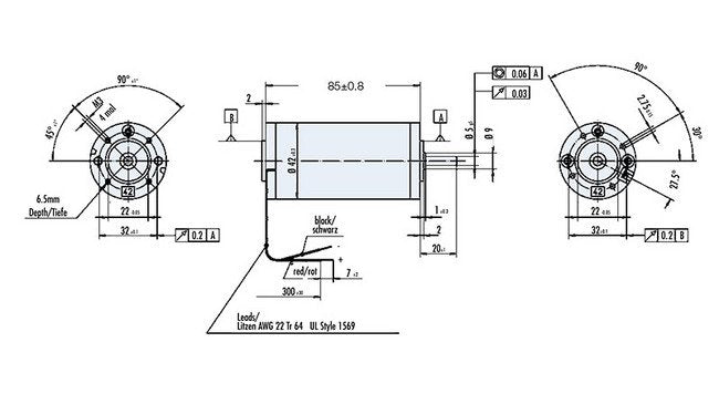 Dunkermotoren GR Series Brushed DC Motor - Image 2