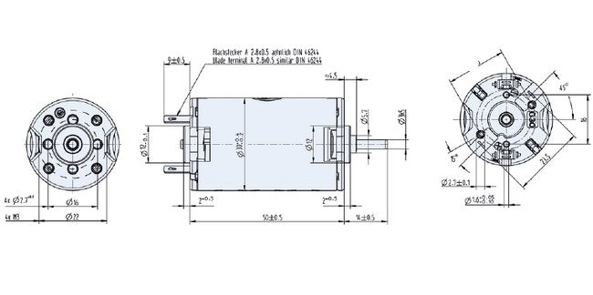 Dunkermotoren GR Series 0.90A Brushed DC Motor - Image 2
