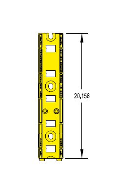 20 Inch Non-Metallic Underground Cable Rack Stanchion - Image 2