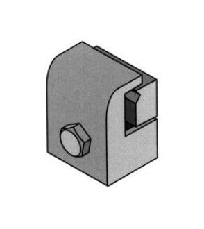 Copper Silver Plated Grounding and Bonding Clamp - Image 1