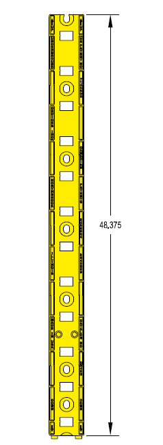 48-Inch Non-Metallic Underground Cable Stanchion - Image 2