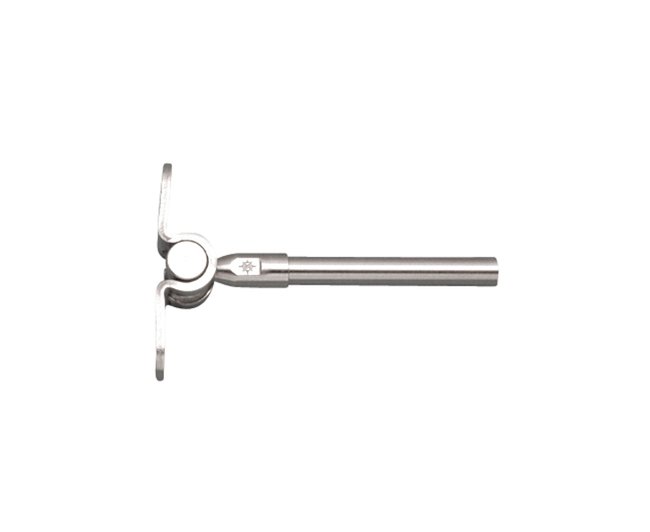 316 Stainless Steel Hand Swage Wall Mount for Cable Systems - Image 1