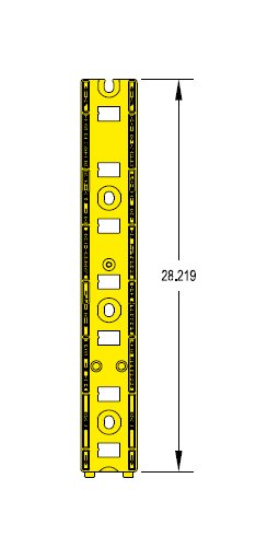 28-Inch Non-Metallic Cable Rack Stanchion - Image 2