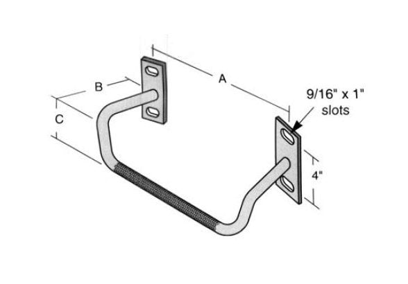 Heavy-Duty Hot Dip Galvanized Manhole Steps - Image 1
