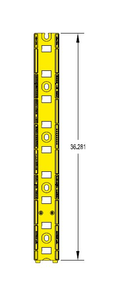 36-Inch Non-Metallic Underground Cable Rack System - Image 2